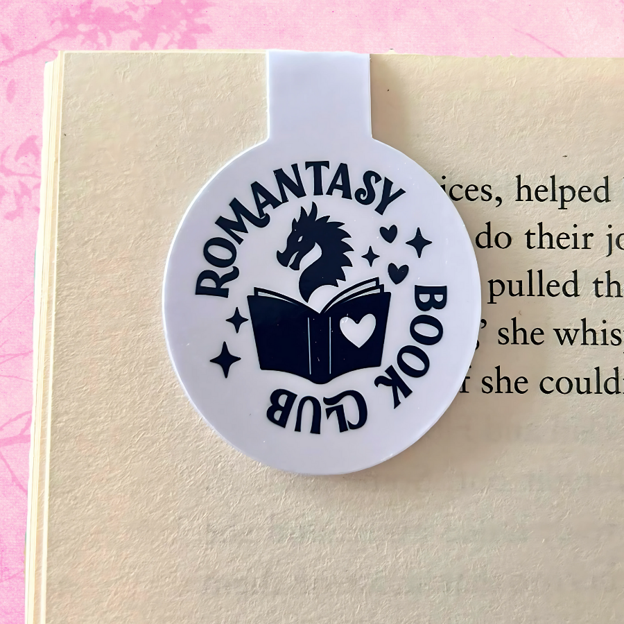Mystery Fantasy "Romantasy Book Club" Magnetic Bookmark