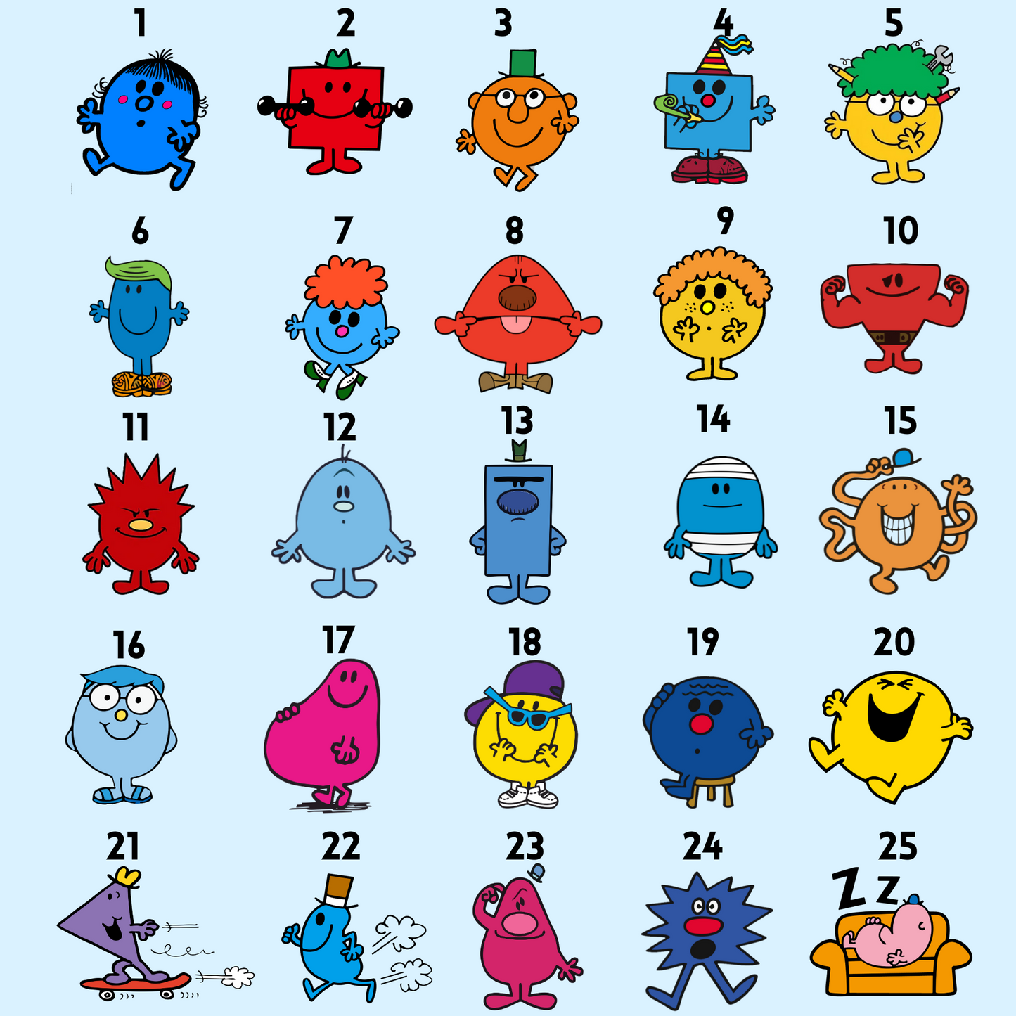 Mr. Men Personalised "Saying", "choice of image" & "Name" Mug, NEW and boxed