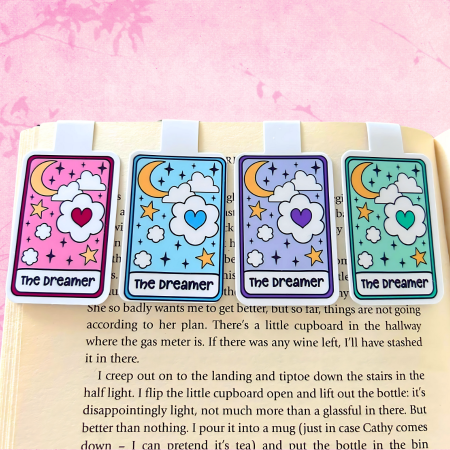 Tarot Magnetic Bookmark "The Matchmaker" in Pink, Purple, Green Or Blue