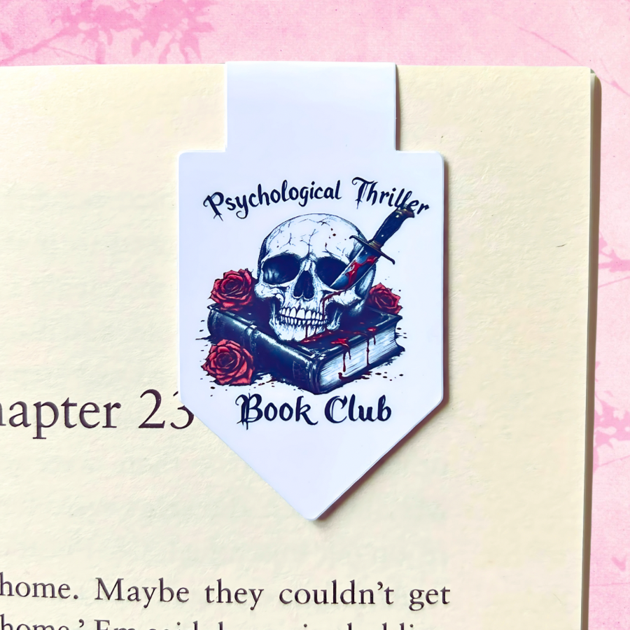 Psychological Thriller Book Club Magnetic Bookmark