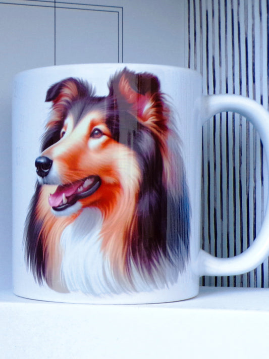 Rough Collie Dog 11oz Mug