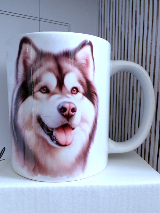 Alaskan Malamute Dog 11oz Mug