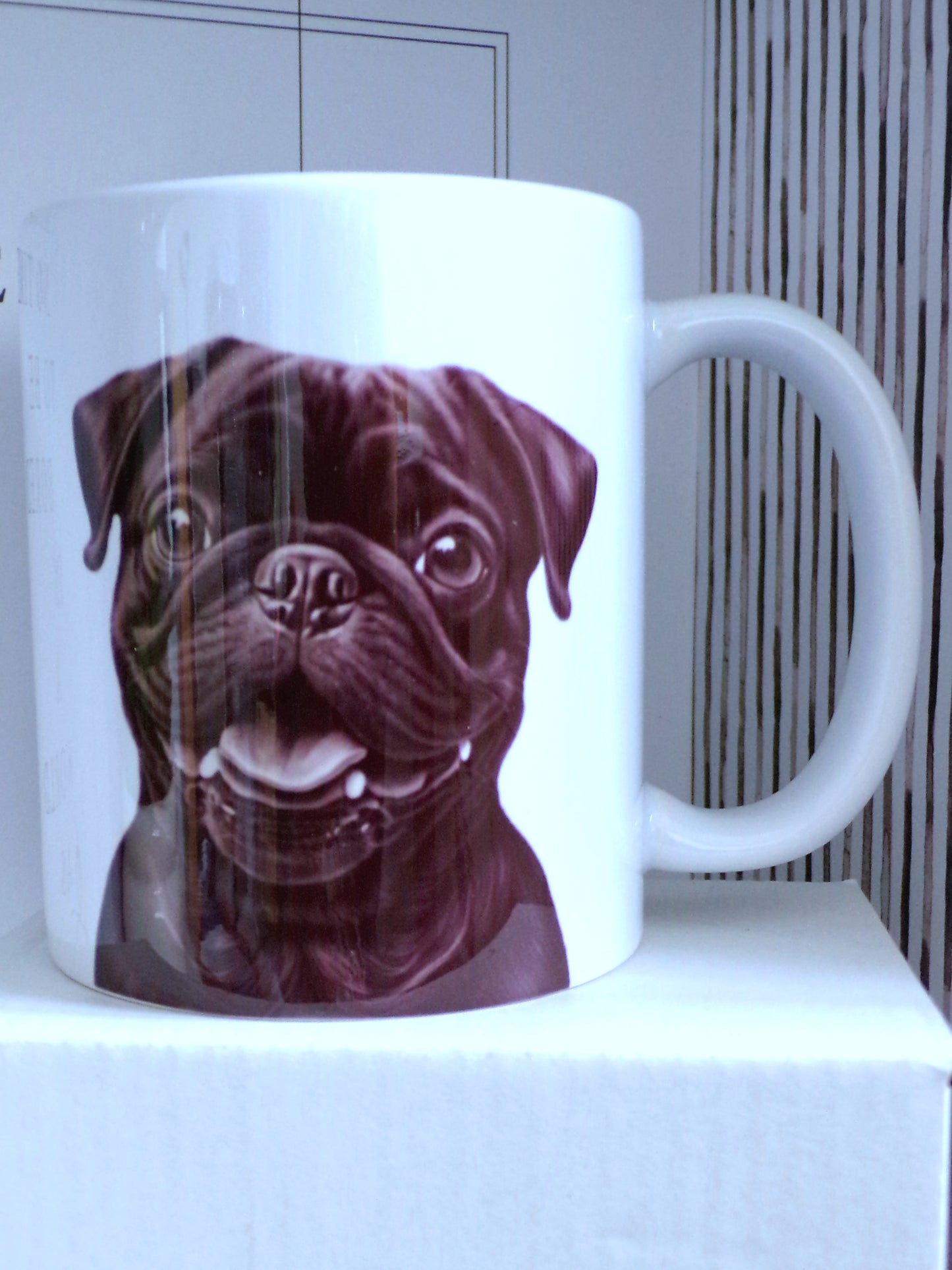 Black Pug Dog 11oz Mug