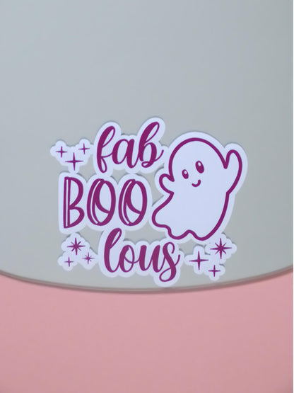 Fab-Boo-Lous Ghost Halloween Mirror