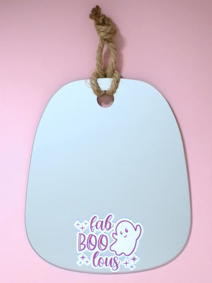 Fab-Boo-Lous Ghost Halloween Mirror