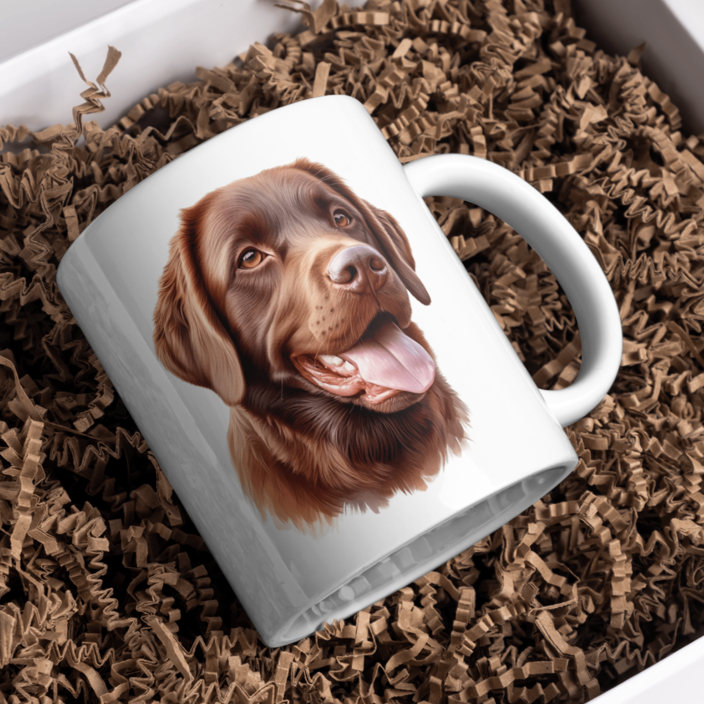 Chesapeake Bay Retriever Dog 11oz White Mug, Perfect Gift Idea As It Comes Boxed.
