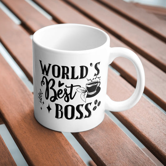 Worlds Best Boss Sarcastic Funny 11oz Mug