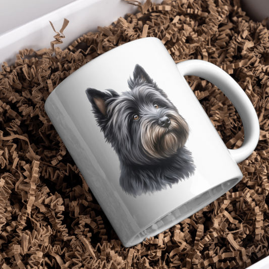 Cairn Terrier Dog 11oz White Mug, Perfect Gift Idea As It Comes Boxed.