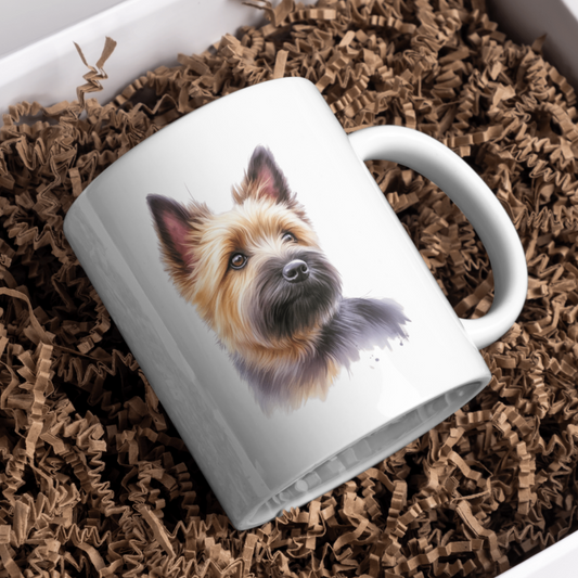 Norwich Terrier Dog 11oz White Mug, Perfect Gift Idea As It Comes Boxed.
