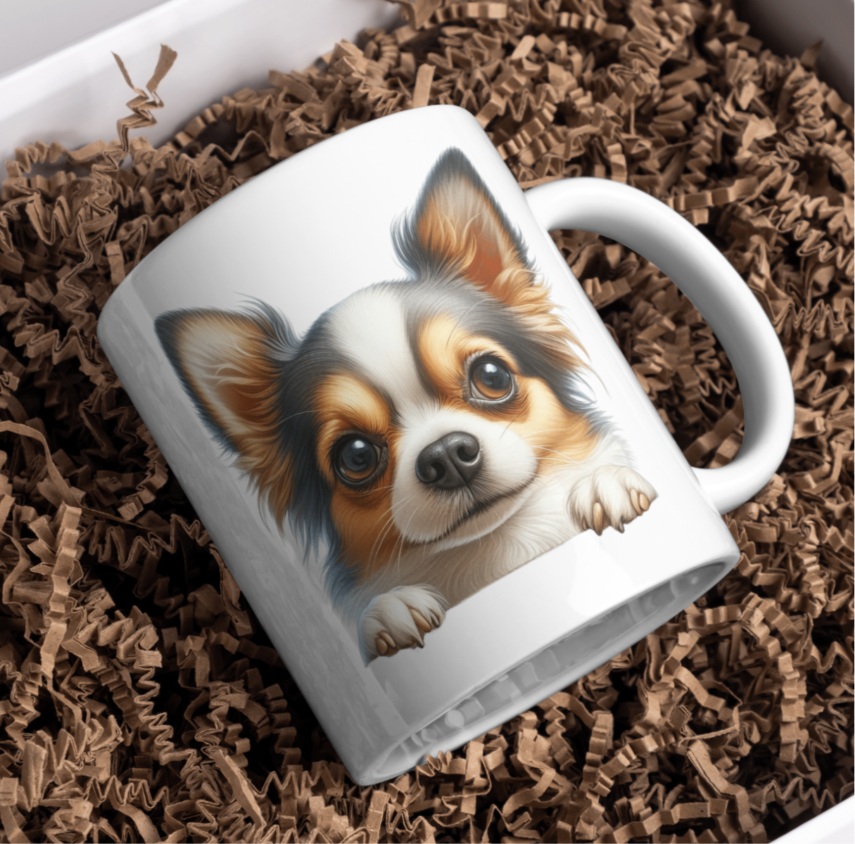 Chihuahua Dog 11oz White Mug, Perfect Gift Idea As It Comes Boxed. - Cute Customs by J & C