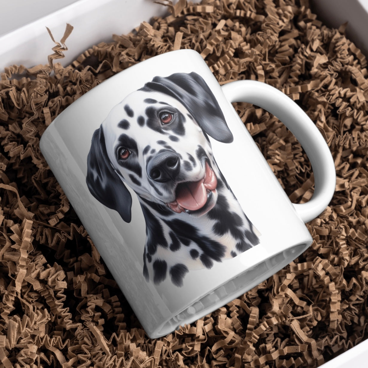 Dalmatian Dog 11oz White Mug, Perfect Gift Idea As It Comes Boxed. - Cute Customs by J & C