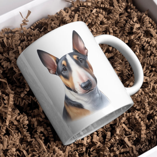 English Bull Terrier Dog 11oz White Mug, Perfect Gift Idea As It Comes Boxed. - Cute Customs by J & C