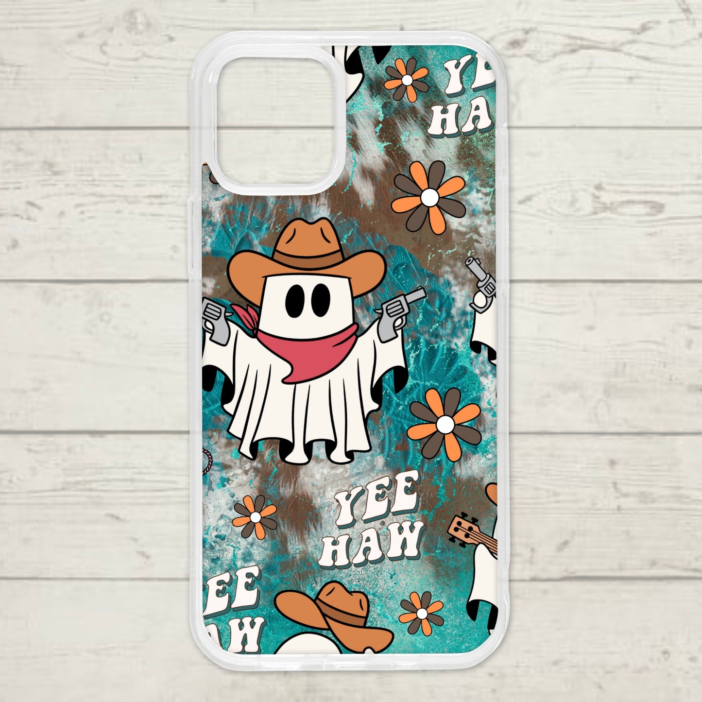 Yee Haw Ghost Halloween Iphone Phone Case