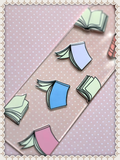 Books, Books & More Books Book Mark with Ribbon