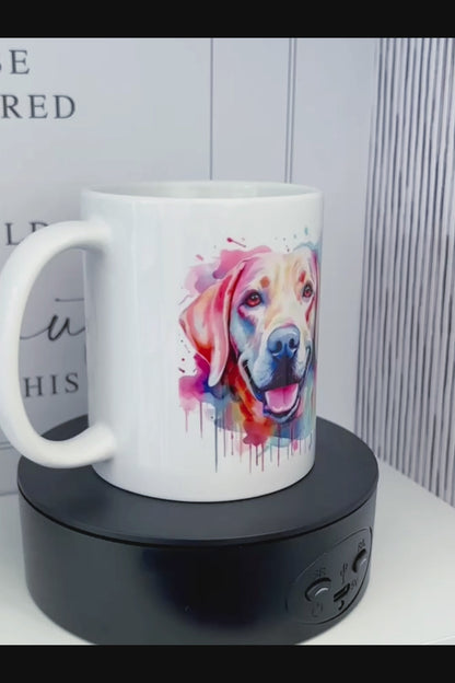 Colourful Splash Labrador Retriever Dog 11oz Mug